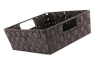 Durable et élégant en nylon tissé panier de rangement pour Organiser Votre Intérieur PP sangle en plastique tissé panier