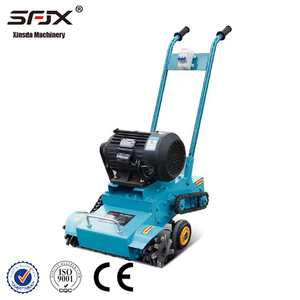 Meuleuse à béton électrique SFJX avec moteur haute puissance, machine industrielle jaune - Product Image 3