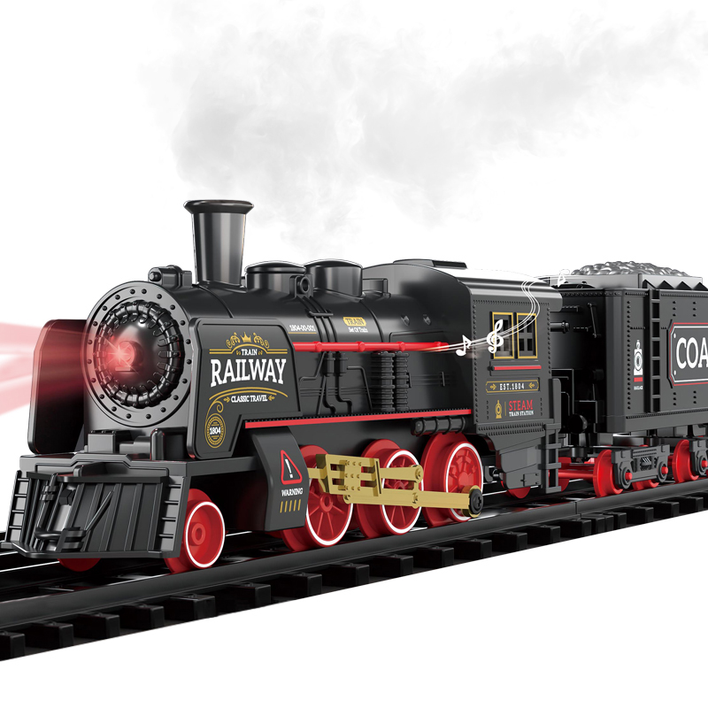 Battery Operated Toy Train with Smoke Classic Christmas Gift