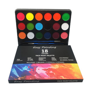 Belle fille femme néon d'art <span class=keywords><strong>nue</strong></span> peinture corporelle maquillage haute pigment mat métallique peinture au néon - Product Image 1