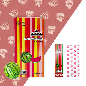 Papel de fumar UASAL Kingsize Watermelon, natural, de combustión limpia y bajo residuo. - Product Image 2