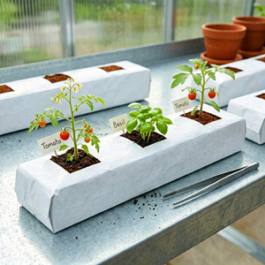 Bandes de culture en fibre de coco pour la plantation de tomates du plus grand fournisseur de substrat en fibre de coco pour serres hydroponiques et jardins. - Product Image 1