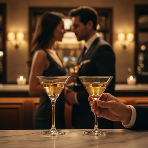 Copa de cóctel de cristal sin plomo Elegantes vasos de Martini y champán Coupe para Home Bar - Product Image 4