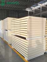 Mur et Toit Intérieur/Extérieur Personnalisés en Polyuréthane Écologique pour Chambre Froide, Ignifuge, Étanche, Anti-Corrosion, Insonorisant pour Hôtels