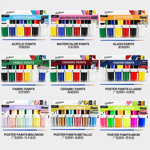 Juego de Pinturas Artísticas Xin Bowen, 10 Tipos, 6 Colores, Pinturas Acrílicas Fluorescentes No Tóxicas e Inofensivas de Grado Profesional <span class=keywords><strong>para</strong></span> <span class=keywords><strong>Tela</strong></span> y Vidrio - Product Image 3