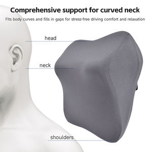 2025 voiture cou oreiller 3D mémoire mousse voiture cou oreiller repose-tête doux respirant siège coussin appui-tête coussin - Product Image 2