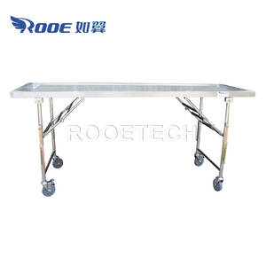 GA204 Mortuary 접는 시체 운영 부검 해부 테이블 Embalming - Product Image 2