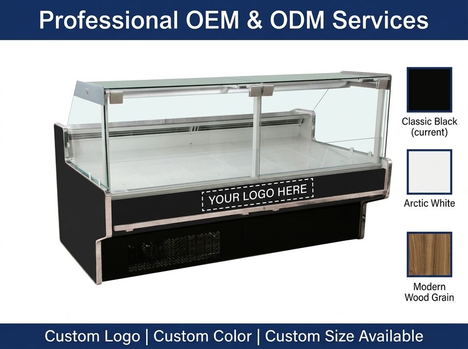 Commercial Supermarket Meat Deli Sandwich Chiller Display Fridge for ...