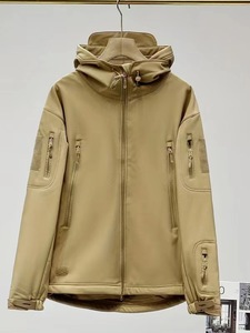 Chaqueta de boxeo 3 en 1 a prueba de viento e impermeable acolchada y gruesa para hombre, chaqueta de cuero para hombre - Product Image 4