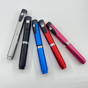 Durable Reusable Metal Dosing <b>Pen</b> with Body Cap Ergonomic Grip for 3ml Cartridge Custom Logo Packaging - Product Image 1