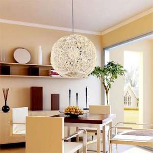 Lámpara de Techo Decorativa de Plástico para Jardín, Estilo Bola Abierta, Ecológica, para Montar en la Pared, para Interiores, Sala de Estar, Dormitorio - Product Image 3