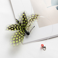 Tête de remplacement pour jouet chat papillon interactif, accessoire ludique pour chaton