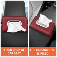 Nouvelle boîte à mouchoirs universelle pour voiture, boîte de rangement multifonctionnelle pour accoudoir de voiture, boîte de rangement pour voiture
