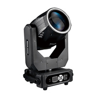 Tête mobile à faisceau Sharpy 295w de haute qualité pour discothèque, DJ, lumière de club, fête, bar, lampe de scène DMX avec anneau de bande LED