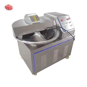 Meat Chopper Machine Automatic Meat Chopping Mixing?machine Sus304 Stainless Steel Meat Bowl Cutter