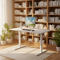 Customizable Electric Office Desk Sit Stand Height Adjustable Workstation With Memory Presets OEM Supply Wholesale