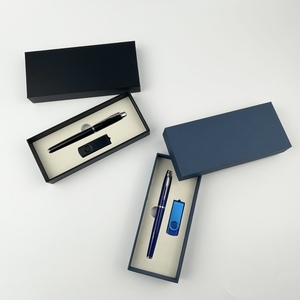 โปรโมชั่นขายส่ง ปากกาโลหะพิมพ์ลายสกรีน พร้อมชุดแฟลชไดรฟ์ USB ของขวัญธุรกิจสุดหรู ปรับแต่งโลโก้ได้ตามต้องการ ยี่ห้อ JIUSI - Product Image 3