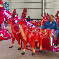 La fête foraine d'attraction d'amusement extérieur monte l'avion auto-contrôlé de Noël à vendre