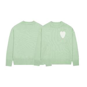 <span class=keywords><strong>Pull</strong></span> tricoté 100 % coton pour homme Ami, motif dessin animé, anti-boulochage, manches longues, <span class=keywords><strong>pull</strong></span> d'hiver décontracté - Product Image 4