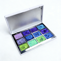 Palette de fards à paupières métalliques multi-chromes Super Chameleon OEM/ODM - Logo personnalisé, pigment pressé, végétalien, usine GMP