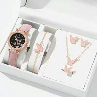 HBC ISStapromo Ensemble de montres électroniques promotionnelles en peluche avec papillon découpé à l'emporte-pièce Cadeau polyvalent pour le jour de la Terre, Pâques et Noël