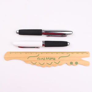 Stylos miniatures promotionnels en métal avec grip en caoutchouc EVA, logo personnalisé, encre bleue/noire, pointe de 1,0 mm, recharge Paker, design original - Product Image 5