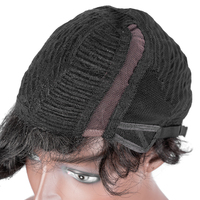 100% premium perruque synthétique en gros taille courte Ombre couleur perruque pour femme noire haute qualité pas cher synthétique lutin coupe perruques
