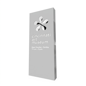 Pylône lumineux sur mesure avec finition en acier inoxydable et face en acrylique pour enseigne <span class=keywords><strong>de</strong></span> hôtel <span class=keywords><strong>de</strong></span> luxe - Product Image 3