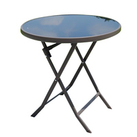 Table pliante d'extérieur pas chère, tables pliantes en aluminium, table pliable durable et légère pour jardin, balcon, café, terrasse, OEM ODM