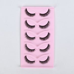 <span class=keywords><strong>Ciglia</strong></span> Finte Sintetiche Stile Volpe con Effetto Side-Swept, 20mm, Spesse, Allunganti, Curvanti, Tridimensionali, Personalizzabili con Logo, Confezione da Cinque Paia - Product Image 1