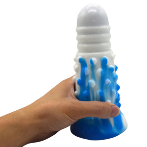 FAAK 18cm*6.8cm Giocattolo Sessuale Fantasia Morbido Punteggiato Simulazione Novità Dildo <span class=keywords><strong>Plug</strong></span> Anale Masturbatore Giocattoli Sessuali Anali per Uomo Donna Coppie - Product Image 5