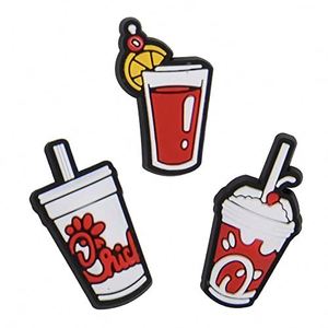 Regalos de Navidad con Diseño Nuevo 2025 Inspirados en Chick-fil-A, Papas Fritas y <span class=keywords><strong>Pollo</strong></span> Frito de Metal, con Dijes de Zapatos Clog - Product Image 6