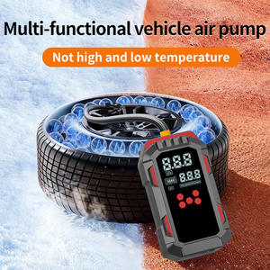Inflador de neumáticos de coche Digital pequeño recargable, bomba de aire de bicicleta de alta presión inalámbrica eléctrica, arrancador de batería portátil para coche - Product Image 5