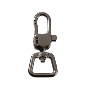 Clipon AK211T-XS-015-BNK, crochet pivotant à verrouillage automatique en métal, brevet US/UE, haute résistance, adapté aux produits d'extérieur, collier pour animaux de compagnie - Product Image 1