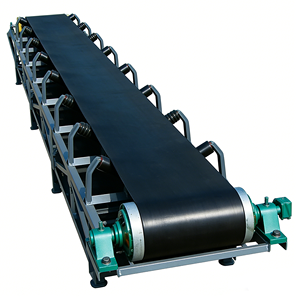 Máquina Transportadora de Banda de Caucho Resistente al Aceite para Transporte de Materiales a Granel con Velocidad Ajustable y Longitud Personalizada - Product Image 3