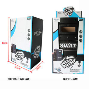 อุปกรณ์เสริมของเล่นทหารสำหรับเด็ก ของเล่นจำลองอาวุธทหาร ชุดเล่นบทบาทสมมติ ของเล่นโล่กันกระสุน SWAT สำหรับการรักษาความปลอดภัย - Product Image 3