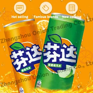 Hot Selling Wholesale Exotic Snacks Exotic Beverages Fantaa Carbonated Drinks 330ml Soft Canned Beverages Various Flavors Fruity