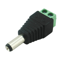Connecteur d'alimentation femelle DC 5,5*2,1 mm, adaptateur de borne à vis 12V DC, prise jack pour caméra de sécurité CCTV, bande lumineuse LED