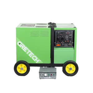 Gretech JL654173 Laag Geluidsniveau Benzine Gas Aangedreven Dc Draagbare Propaan Mini Generator Lpg/Cng Gas 4000 Wh