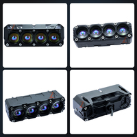 Feux antibrouillard LED laser ZDS4 12V 24V 130W à 4 lentilles, feux de conduite pour pare-chocs, remplacement pour moto 4X4 automobile