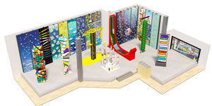 Hogwood развлекательная креативная крытая площадка для скалолазания стены мягкие/скалолазные стены оборудование - Product Image 5