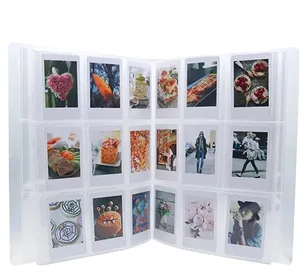 Venta al por mayor 288 bolsillos mini película-Mini álbum de fotos para Instax Mini 7s, 8, 8 + 9, 25, 26, 50s, 70, 90, tarjeta de nombre de película y fotos de 3 pulgadas, 288 bolsillos, cubierta transparente