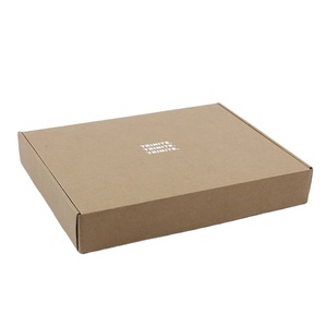 Großhandel Benutzerdefinierte Logo Faltbare Braune Kraft-Versandkartons für Schuhe Kleidung Versandverpackung - Product Image 2