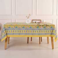 Nappe rectangulaire en coton rose à motifs floraux, faite à la main, imprimée au bloc, personnalisable, moderne, douce, matière de qualité supérieure