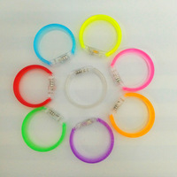 Bracelet en plastique lumineux JIN PENG, activé par le son, clignotant, pour concert, carnaval, fête, festival