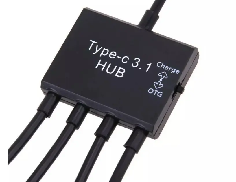 USB 3.1 OTG kablo tip C adaptör hub mikro 2 * USB kablosu ve 1 * mikro kablo