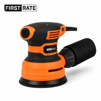 Mesin Sander Orbital Acak 125mm 5 Inci 380W Kecepatan Variabel 6000-13000RPM Sander Genggam Elektrik dengan Kantong Debu untuk Pekerjaan Kayu DIY