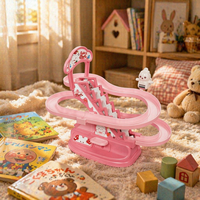 Jouets de glisse personnalisés pour enfants, mignons canards et lapins, jouets éducatifs pour ramper sur la piste pour garçons et filles