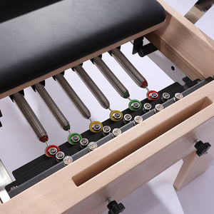 Профессиональный тренажер для пилатеса BLS 3-в-1 Cadillac Reformer |   Классический стол-трапеция из кленового дерева и алюминиевого сплава |   Универсальный комплексный комплексный тренажер для тела - Product Image 4