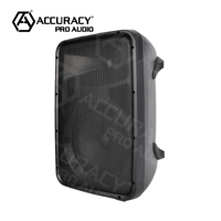 Système de sonorisation compact Accuracy Pro Audio ZS208, enceinte active portable avec deux entrées micro, égaliseur individuel et large plage de fréquences